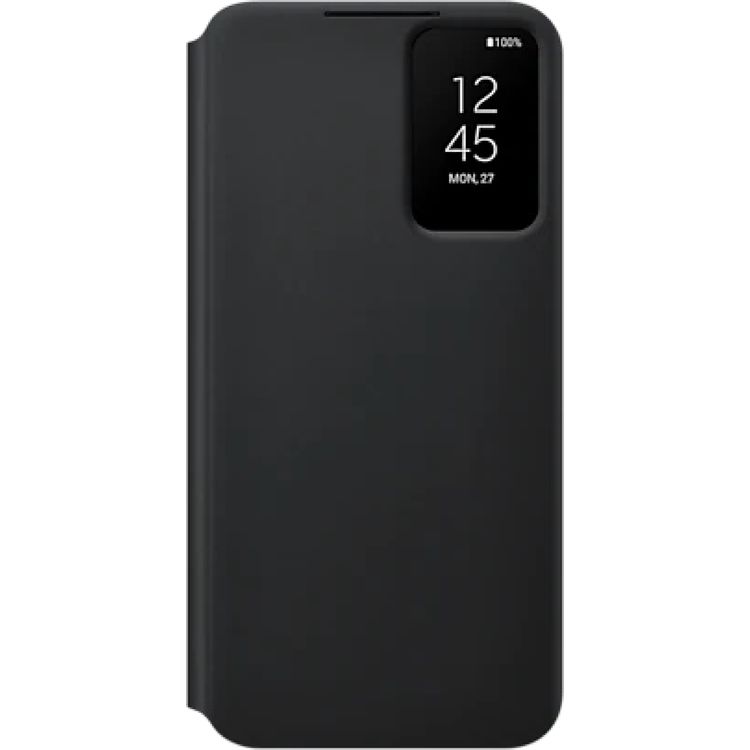 Samsung ZS906CBE-BK S22+ Smart Clear View Cover Samsung Galaxy S22 Plus, Easy phone control, notification, Lightweight Stylish Design - Black