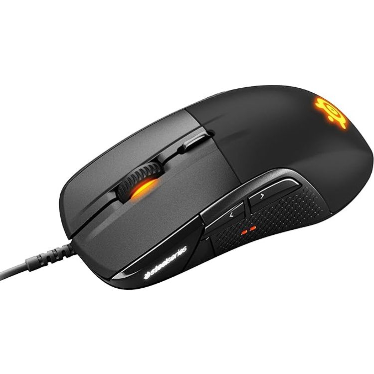 SteelSeries Rival 710 Gaming Mouse - 16,000 CPI TrueMove3 Optical Sensor - OLED Display 62334 - Black