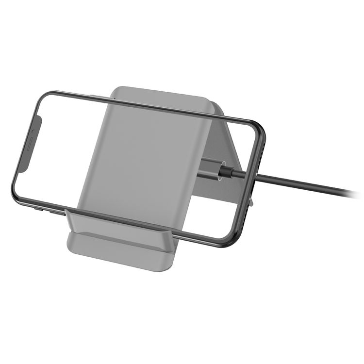 Budi 15W Wireless Charger Multi Functional Box - Grey