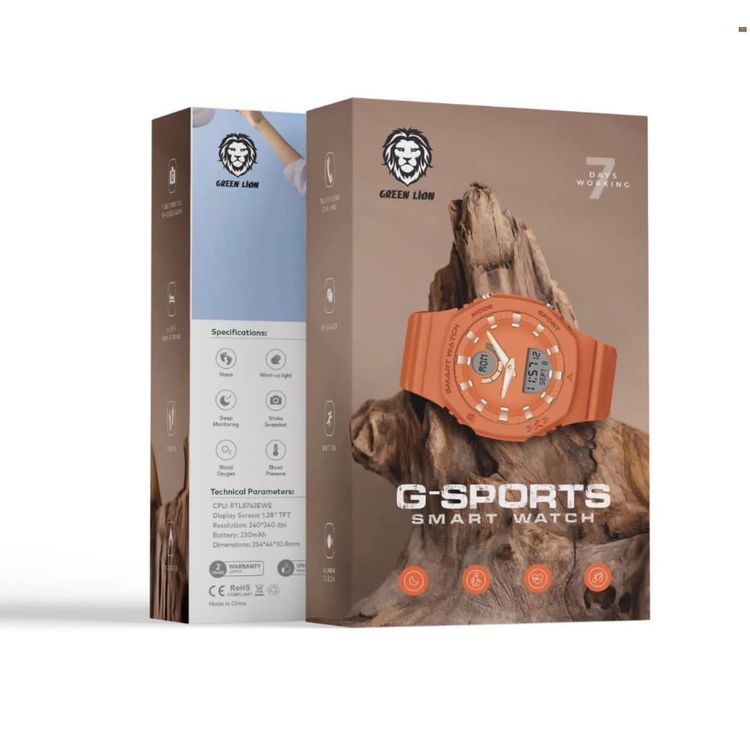 Green Lion G-Sports Smart Watch - Orange