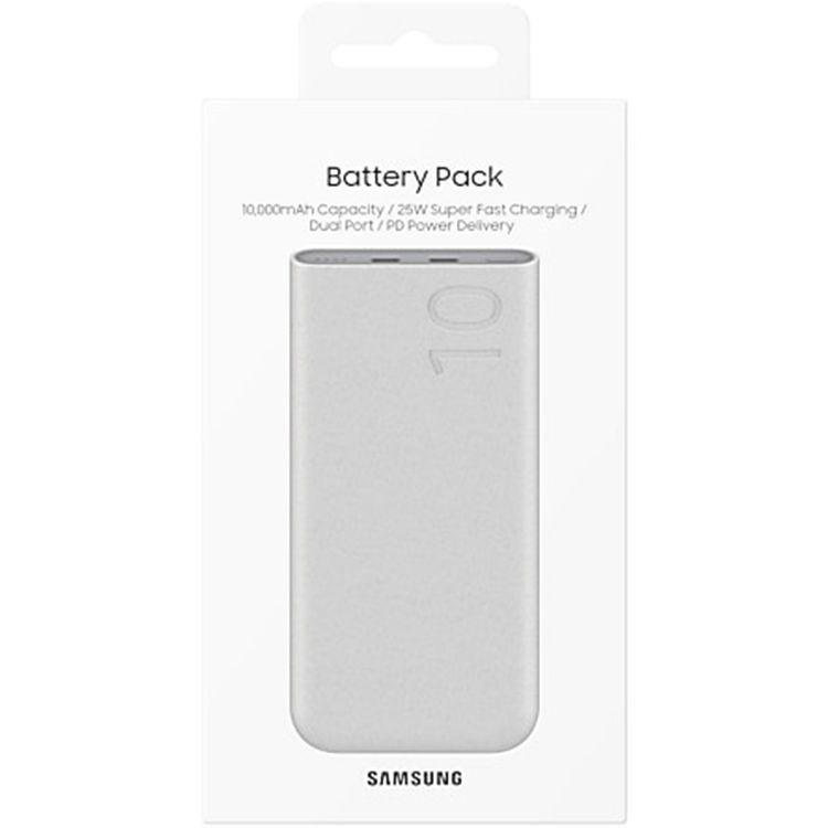 Samsung Battery Pack 10000mAh 25w Fast Charging Dual port PD - Ivory