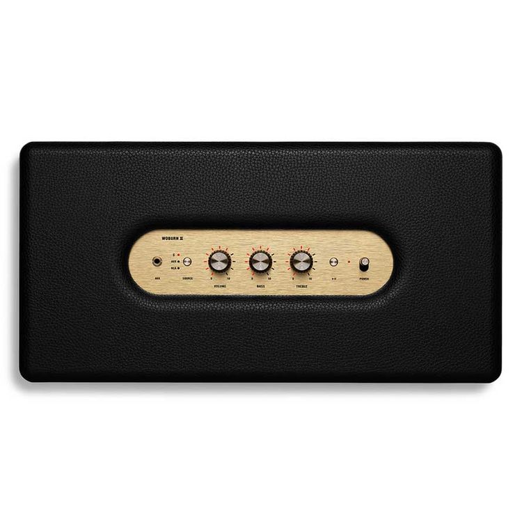 Marshall Woburn II Bluetooth Wireless Stereo Speaker with Bluetooth Version 5.0, Jack 3.5mm Connectivity, 10m Bluetooth Range, App Controller - Black