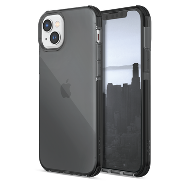 X-Doria Raptic clear, Shock Absorbing Protection, Compatible with iPhone 14 Plus - Smoke