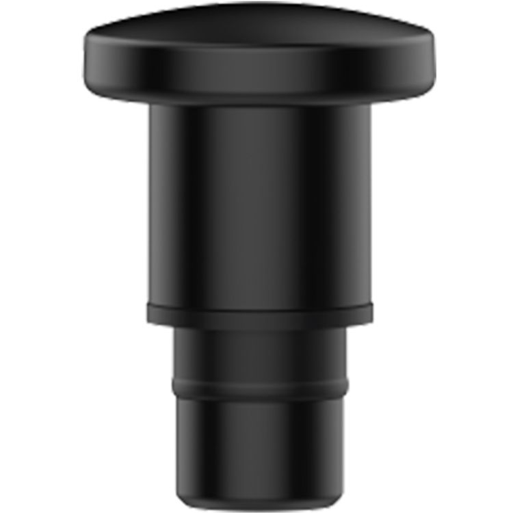 Porodo Multi-Head Relief Deep Massage Gun with Adjustable Massage Intensity, Type-C Fast Charging, Deep Tissue Relief, 30 Speed Levels, LCD Touch Display, 6 Interchangeable Heads, 1500mAh Battery Capacity, 3 Hours  Working Time  - Black