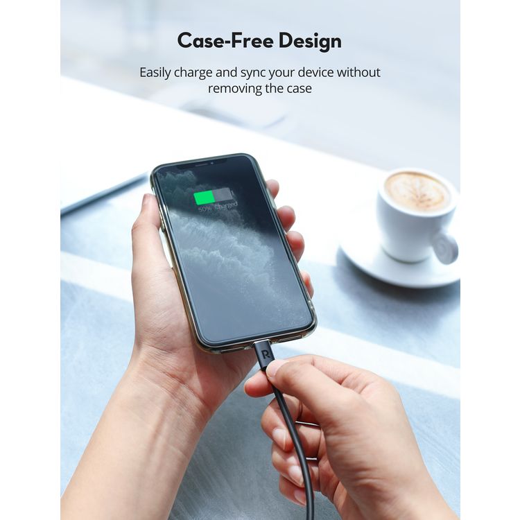 iPhone Cable Type C RAVPower RP-CB062-BK Lightning to Type-C Cable - Black