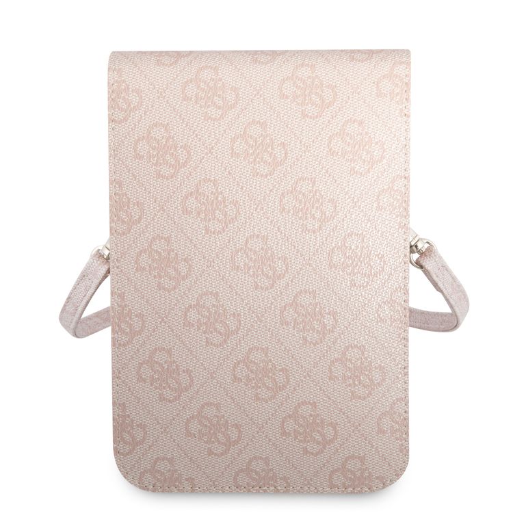 Guess GUWBP4TMPI Wallet 4G Triangle, Suitable for Outdoor, Business, Office, School Officially Licensed - Pink