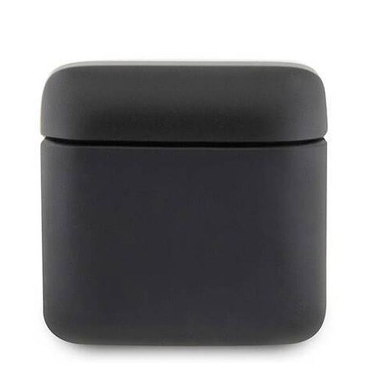 Guess Satined Finish True Wireless Earbuds with Touch Controls, Voice Assistant Support, Multiple Sizes of Silicone Ear Tips, Passive Noise Isolation, 6mm Driver Size, 300mAh Charging Case Battery - Black