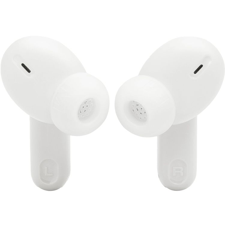 JBL Tune Beam 2 True Wireless Noise Cancelling Earbuds with Multi-Point Connection & Fast Pair Enabled by Google, JBL Headphones App, 48 Hours Battery Life - White