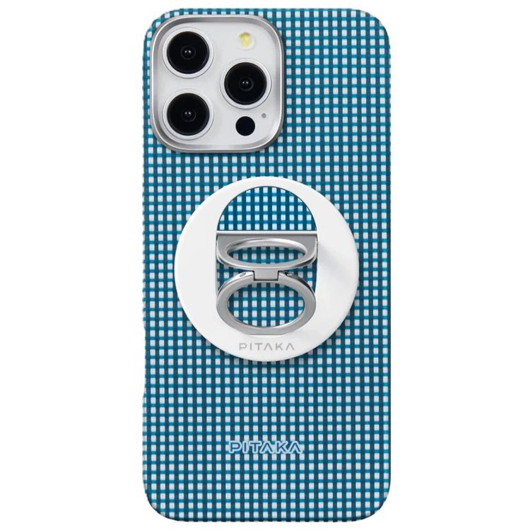 Pitaka MagEZ Grip3, 4.3mm Thickness, Double-Ring Design, Small Details - Ocean 