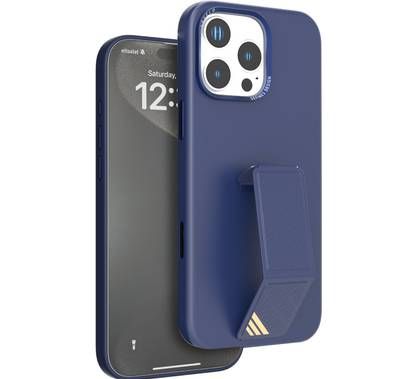 كفر حماية سيليكون Levelo Morphix مع قبضة جلدية لهاتف iPho...