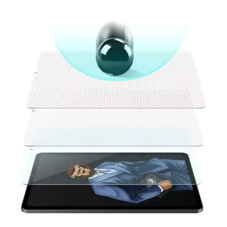 Green Lion Full HD Glass Screen Protector for  IPAD PRO 12.9",  Anti-Scratch, Easy Installation, Crystal Clear, Bubble Free, Anti-shatter - Clear