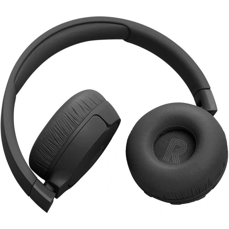 JBL T670 Over-Ear Noise Cancelling Bluetooth Stereo Wireless Headphone, Up to 70Hours Battery Life, Multi-Point Connection, Flat-fold design, Detachable Cable, Audio cable, Speed charge - Black 