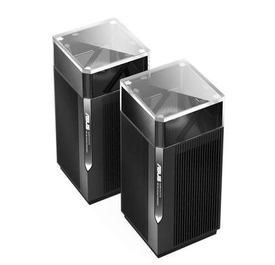 ASUS Zenwifi Pro ET12 Whole Mesh Wi-Fi System - (Pack of 2)- Black