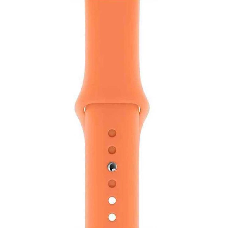 Porodo iGuard Silicone Watch Band Compatible for Apple Watch 38/ 40/ 41mm - Orange
