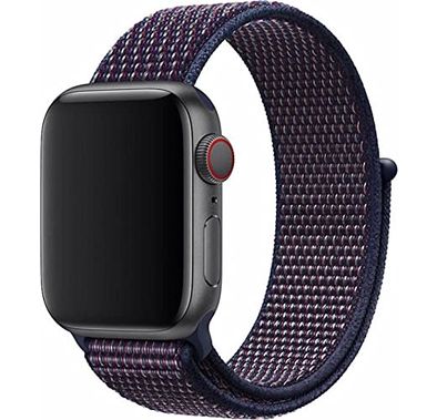 Devia Watch Strap Deluxe Series Sport3 Band, Smooth Replacement Wrist Band Strap Compatible For Apple Watch 38/40mm - Indigo