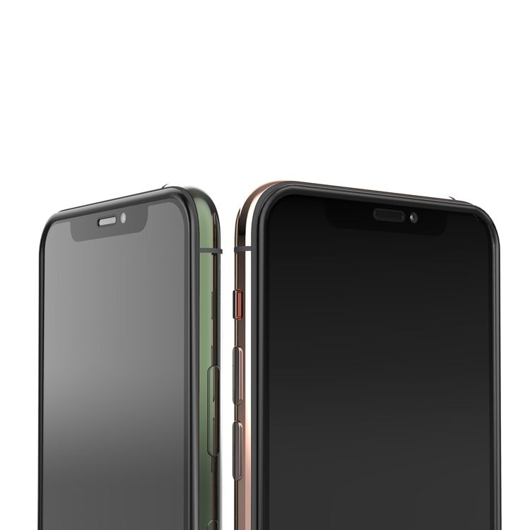 Green Lion 3D Silicone AG/Matte Privacy Glass Screen Protector for iPhone 12 Pro Max (6.7"), 9H Hardness, Anti-fingerprints, Easy Installation, Anti-scratch