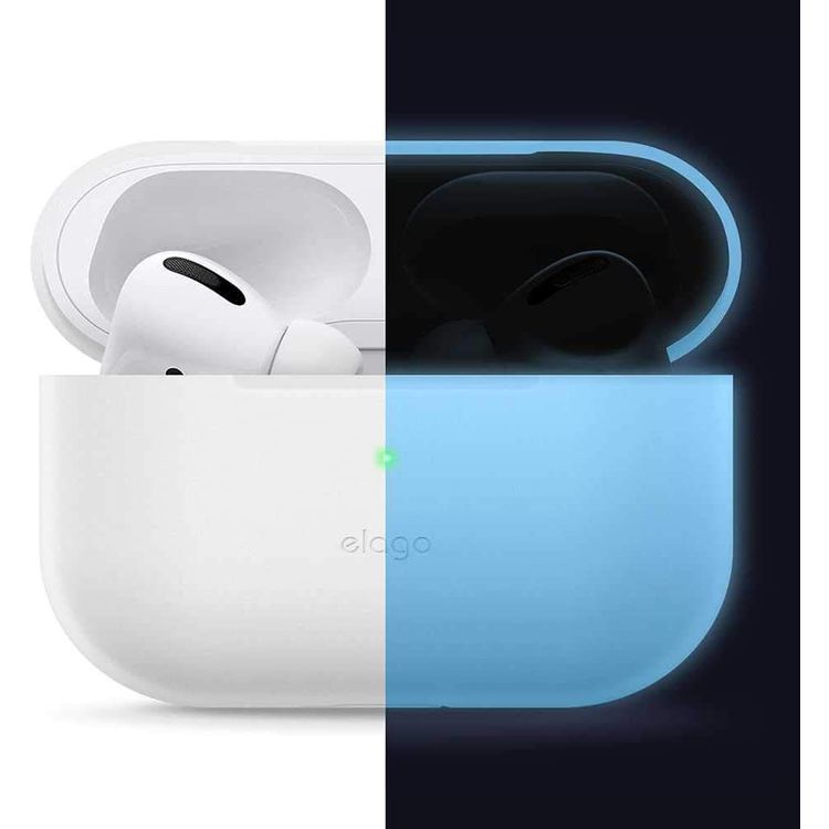 Elago Basic Slim Case for Apple Airpods Pro - Night Glow Blue