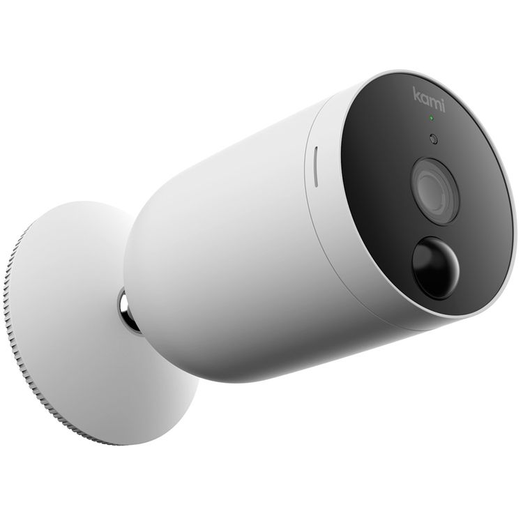  كامي W102 كاميرا أمان واي فاي خارجية خالية من الأسلاك مع سجل عمر البطارية لمدة 3-6 أشهر ، بطارية قابلة لإعادة الشحن لكشف الحركة ، IP-65 مستشعر حركة PIR مقاوم للماء ، رؤية ليلية ، تخزين 8-64 جيجابايت