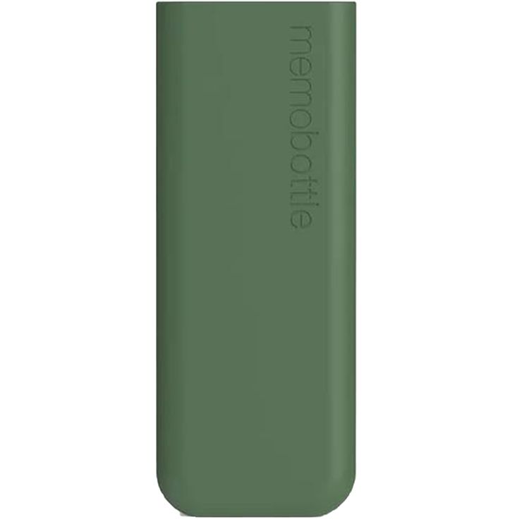 Memobottle Slim Silicone Sleeve with Thermal Insulation, Non-Toxic Material, Drop Protection, Matte Finish, Soft & Stylish -  Moss Green