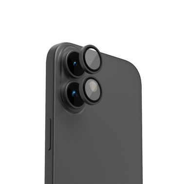 Levelo LucentDuo Camera Lens Protector with 99%  Transmittance for iPhone 17, Anti-Fingerprint, Anti-Scratch, Double-Sided AR Glass, Oleophobic Coating, Multi-Layer Protection, Strong Adhesive - Graphite Gray