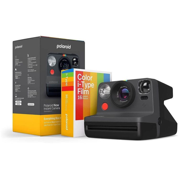 Polaroid Now Generation 2 Everything Box Edition with i-Type Film | Black