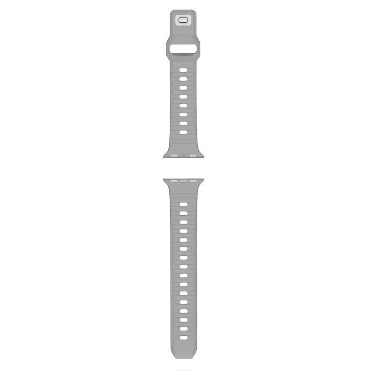 Green Lion Premier Hovel Series Watch Strap for Apple Watch 38/40mm, Pin & Tuck Closure, Adjustable Strap, Easy Installation, Soft & Comfortable Fit - Gray
