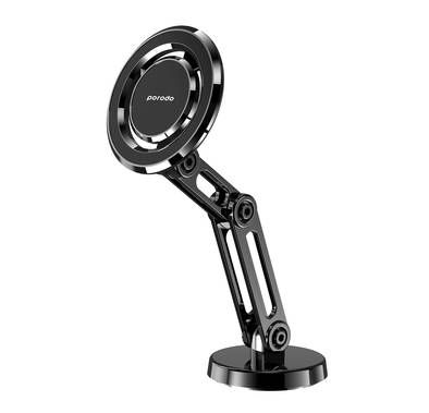 Porodo Zinc Alloy Phone Mount Multi-Joint & 360° Rotating...