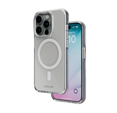 Levelo Allure PC Hard Case For iPhone 15 Pro Max - Smoke ...