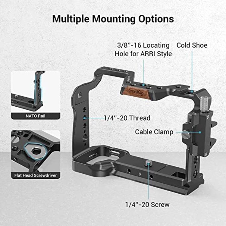 SmallRig Cage for Sony FX3 Cinema Camera 3277 - Black