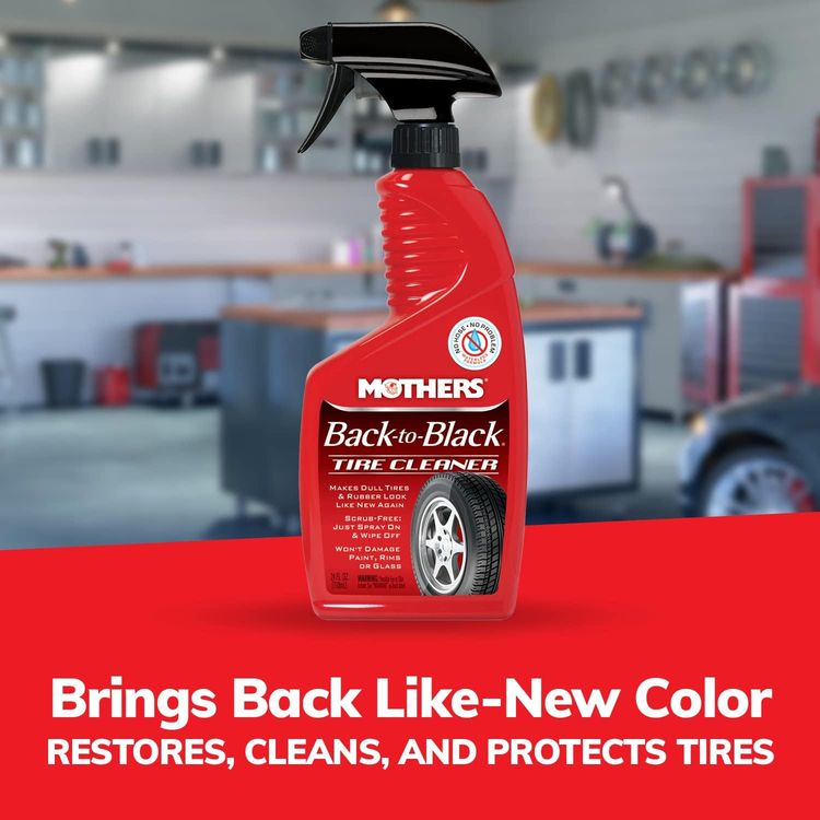 Mothers Back-to-Black Tire Cleaner, 710ml
