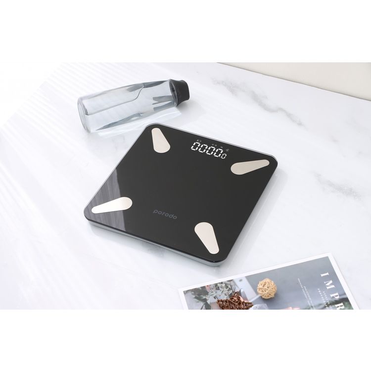 Porodo Lifestyle Bluetooth Smart Body Scale - Black
