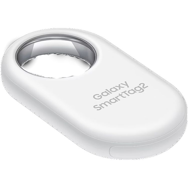 مجموعة من 4 قطع من أجهزة Samsung Smart Tag 2، مقاومة للغبار والماء IP67، عمر بطارية يصل إلى 500 يوم - أسود/أبيض