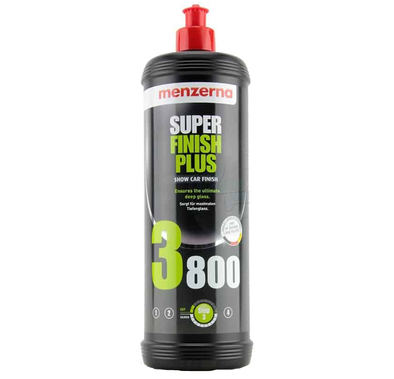 ملمع سيارة فائق الجودة من منزيرنا بلس 3800، مزيل علامات التلميع التلقائي، 1000 ميلي لتر - أسود