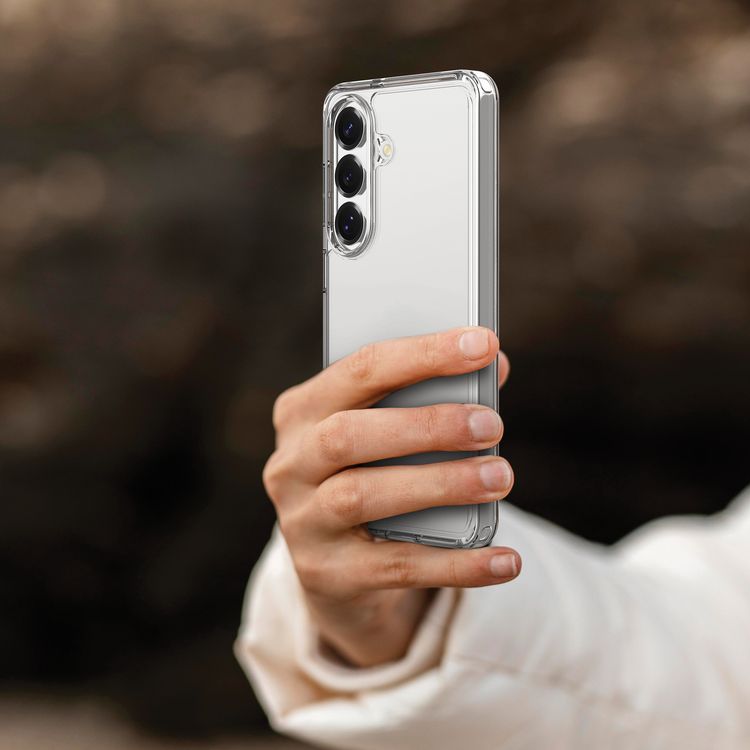 Levelo Clara Clear Case for Samsung S26 Plus, Raised Camera Edges, Scratch Resistance, Precision Fit, Shock-Resistant Bumper - Clear