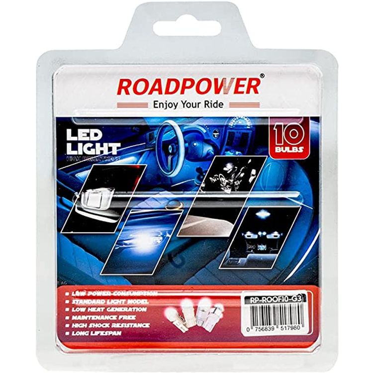 ROADPOWER Super Bright Car Interior and Roof 3 LED Light