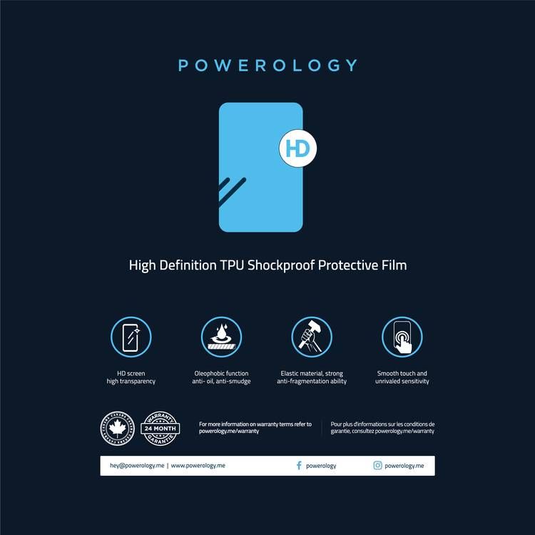 Powerology Shockproof Film for Cutting Machine (50pc per pack) - Ice Film Drawing Black/Blue/Red