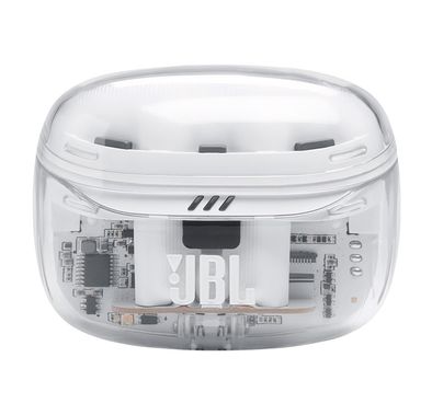 JBL Tune Beam 2 True Wireless Noise Cancelling Earbuds with Multi-Point Connection & Fast Pair Enabled by Google, JBL Headphones App, 48 Hours Battery Life - Ghost White