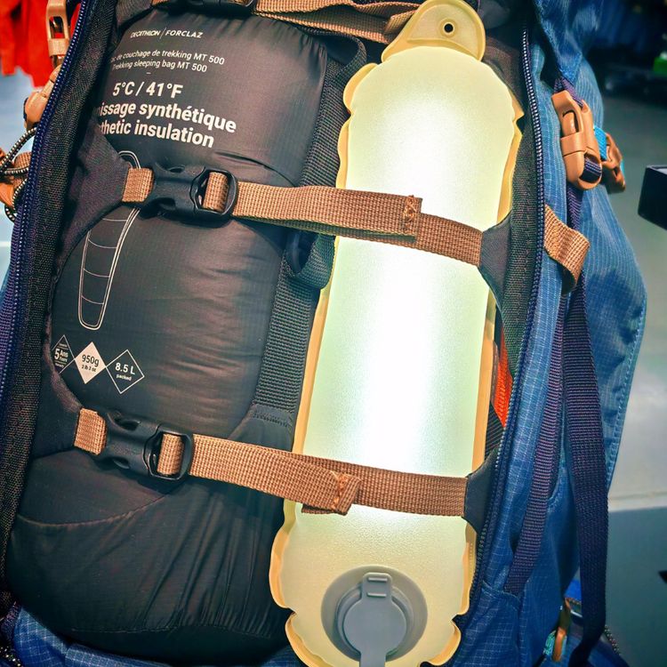 Porodo Inflatable Outdoor Magnetic Tube Light with Warm & White Light, Up to 15 Hours Working Time, Magnetic Attachment, Up to 150 Lumens Brightness, 2000mAh Battery Capacity, Type-C Charging Port, TPU Material - White