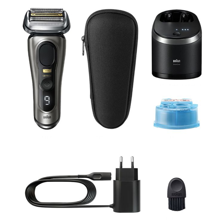 ماكينة الحلاقة Braun Series 9 Pro+ 9569cc للاستخدام الرطب والجاف - أسود / نحاسي