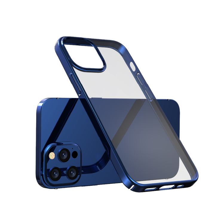 Devia Glimmer Series PC Elegant Case Compatible for iPhone 13 Pro Max (6.7") Scratches Resistant, Slim & Lightweight Protective Back Cover - Navy Blue