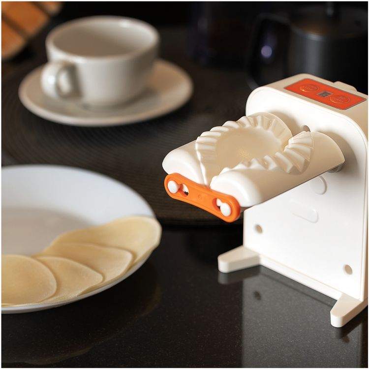 Porodo Lifestyle Portable Dumpling Maker with Type-C Charging Port, Easy to Operate, Easy to Clean, 2200mAh Built-in Battery - White