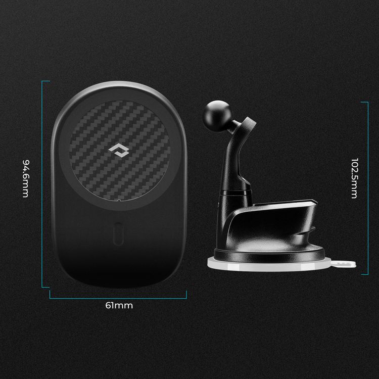 Pitaka MagEZ Car Mount Pro With Suction - Black	