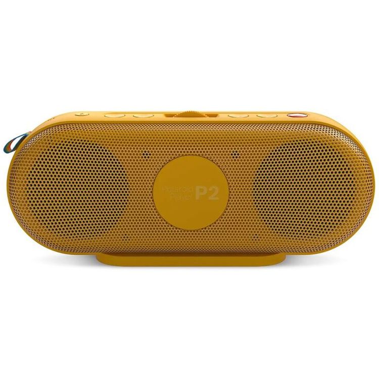 Polaroid P2 Music Player, 4 hours Full charge, Up to 15 hours Battery life, 8x8 LED display (white), Mobile wireless speaker with mono sound - Yellow
