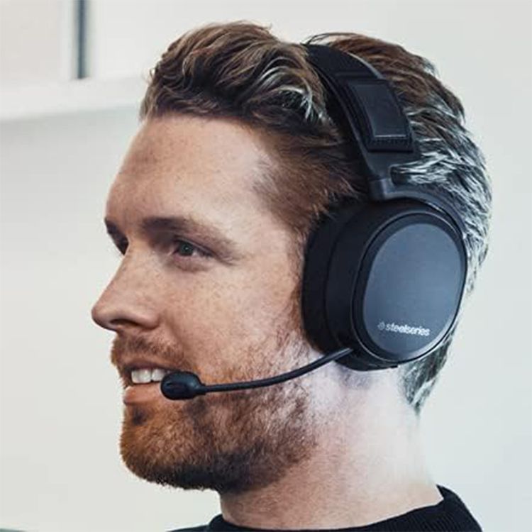 SteelSeries Arctis 7 (2019 Edition) Lossless Wireless Gaming Headset with DTS Headphone: X v2.0 Surround for PC and PlayStation 4, Black | 61505 (PS4)