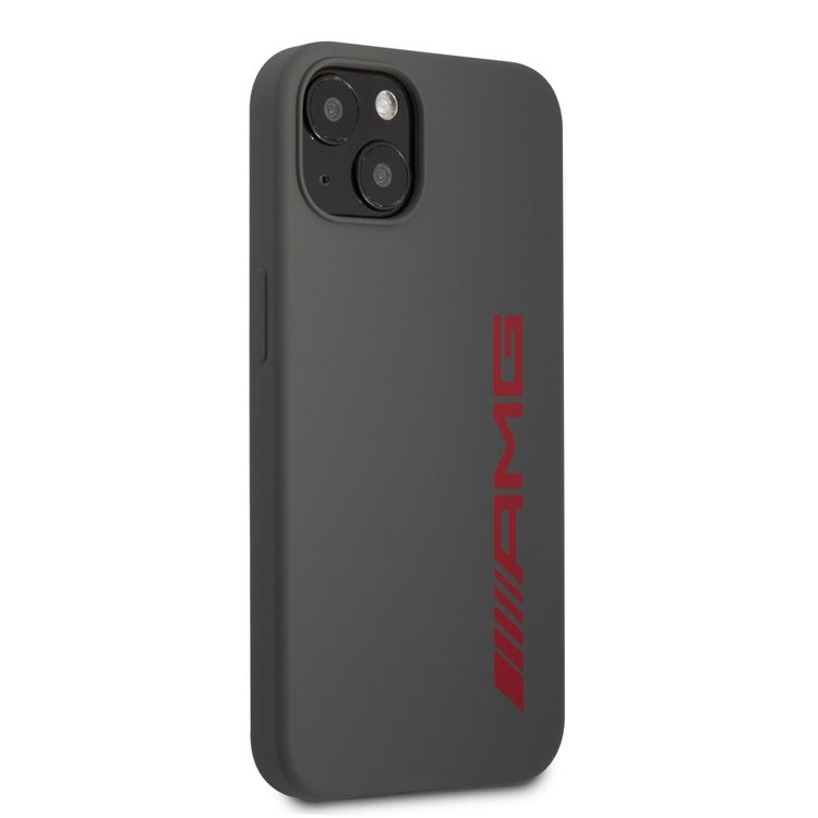 CG MOBILE AMG Liquid Silicone Case with Big Logo Compatible for iPhone 13 (6.1") Easy Access to All Ports, Shock-Absorption, Anti-Scratch, & Drop Protection