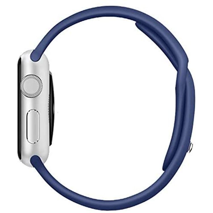 Porodo iGuard Silicone Watch Band Compatible for Apple Watch 38/ 40/ 41mm -Cobalt
