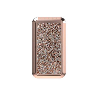 Handl Crystal Mobile Stand Phone Grip - Rose Gold