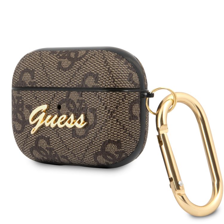 CG MOBILE U.S.Polo Assn. Silicone Horses Flag Case Compatible for Airpods Pro, Scratch Resistant, Shock Absorption & Drop Protection Cover Officially Licensed - Brown