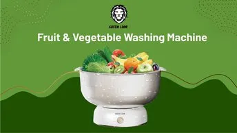Buy Green Lion Fruit & Vegetable Washing Machine 3.5L 15W (GNFRVEGWMWH)