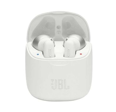 JBL T220 True Wireless Bluetooth In-Ear Headphone, Pure Bass Sound, 19-hours Playtime, Hands-free Calls, Compatible with Android and iOS - White